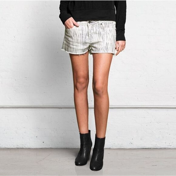 rag & bone Cut Off Short in Riptide Print - Picture 1 of 13
